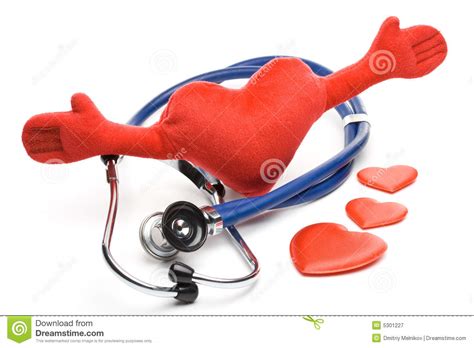 Heart And A Stethoscope Stock Image Image Of Illness 5301227