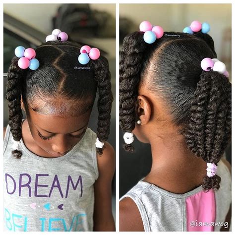 Black Little Girl Hairstyles With Barrettes