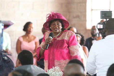 The event was filled with pomp and colour, with the bride dressed in a white sleeveless gown, a white veil over her head and peach shoes. Uhuru's Mother and Ruto Attend Waititu's Daughter's Lavish ...