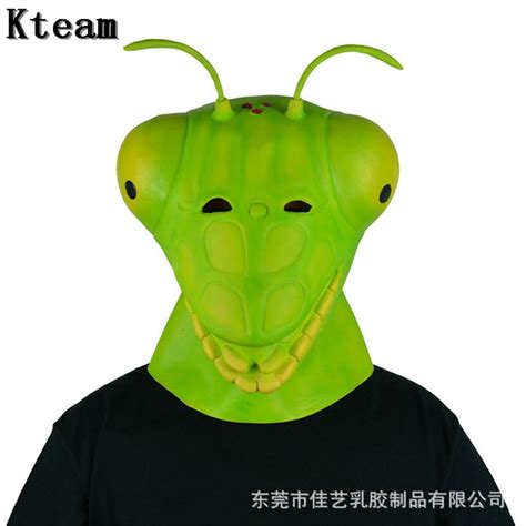 Mantis Head Latex Mask Full Face Adult Mask Breathable Halloween