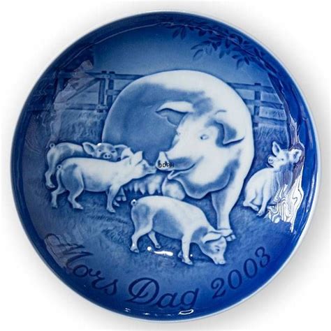 Sow With Piglets 2003 Bing And Grondahl Mothers Day Plate Plates