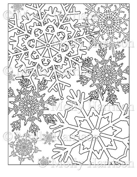 After the holiday season has passed, keep coloring all winter long! Get This Printable Snowflake Coloring Pages for Adults 67491