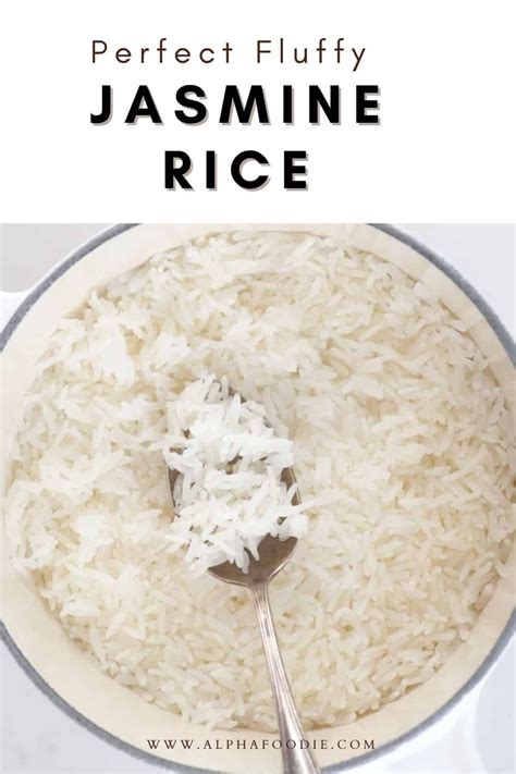 Fluffy Perfect Jasmine Rice Stove Top Method Recipe Perfect