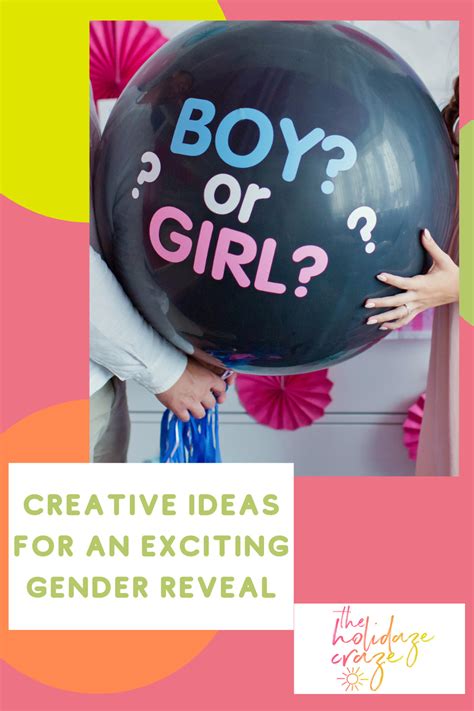 Gender Reveal Ideas Announce Your Babys Gender In Style
