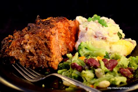 Cutting into something this succulent, this luscious, just might change your mind about what meatloaf is supposed to be. Bacon Blue Meatloaf - Date Night Doins BBQ For Two