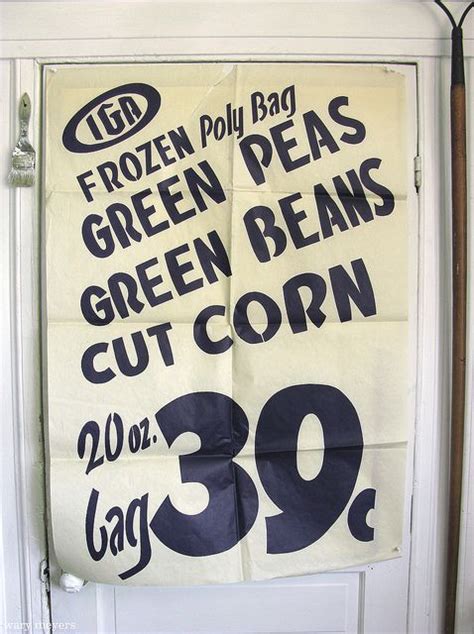 Vintage 1960s Grocery Store Poster Flickr Photo Sharing Window