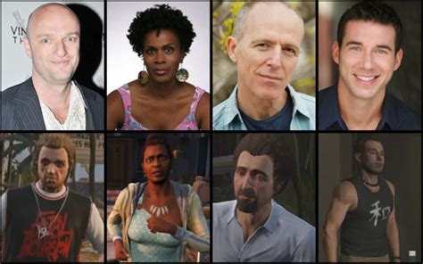 Mrcheyl — Grand Theft Auto V Voice Actors From Top Left To
