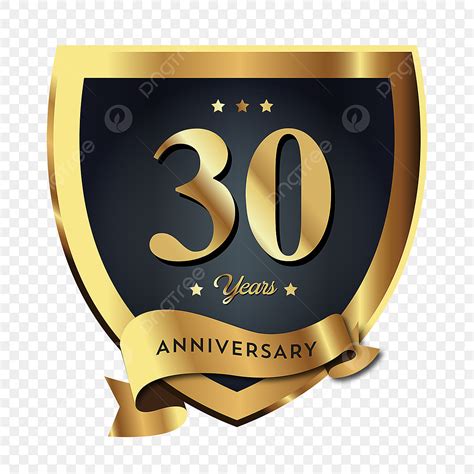 30th Anniversary Vector Hd Images 30th Anniversary Badge Logo Icon
