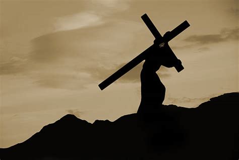 Royalty Free Jesus Carrying The Cross Silhouettes Pictures Images And