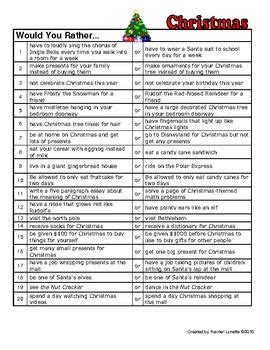 Host your own in real life or virtual murder mystery game night with the ultimate christmas themed murder mystery game kit. FREE Christmas Would You Rather Questions...great when you ...