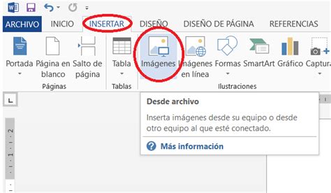 Como Insertar Una Imagen En Word