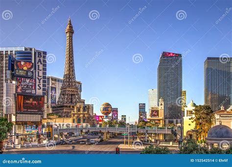 Daytime View Of Las Vegas Skyline Editorial Stock Image Image Of