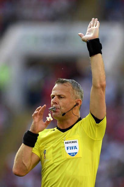 Spain, the 2008 and 2012 european champions, have struggled so far this summer, labouring to draws with poland and swed… Referee Bjorn Kuipers gives instructions during the 2018 ...