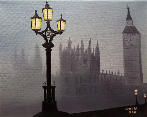 It all started with paint: Happy Painter: London Fog (8x10)