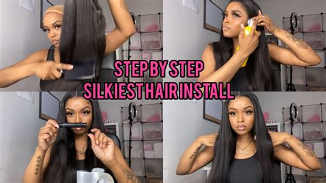 Silkiest Lace Frontal Wig Install Ft Tinashe Hairari J Youtube