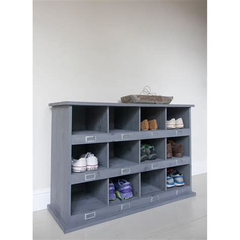 Garden Trading Chedworth 12 Shoe Locker Charcoal Black By Design
