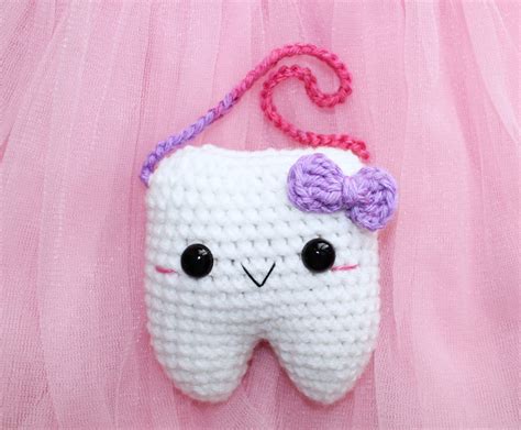 Crochet Tooth Fairy Pillow Pattern Only Pdf Pattern Etsy