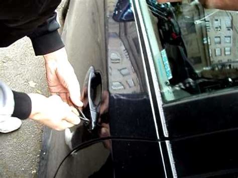 Open a door lock without a key: How to unlock BMW - YouTube