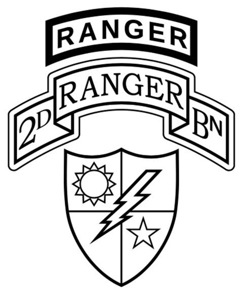 Us Army 2nd Ranger Battalion Digital File Svg Eps  Pdf Png Etsy