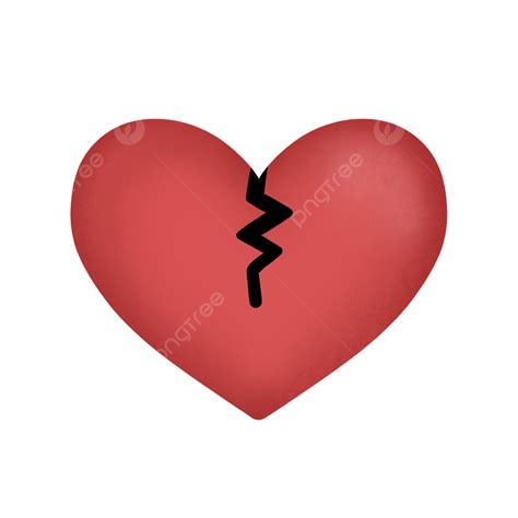Broken Hearts Clipart Transparent Png Hd Broken Heart Ilustration