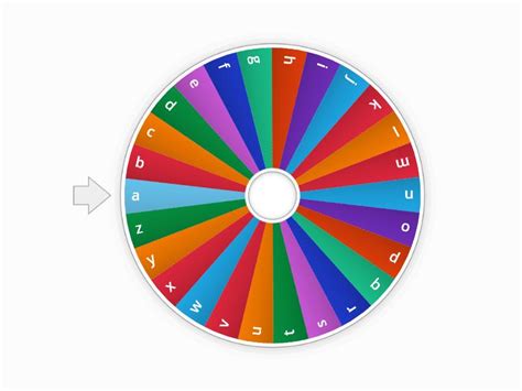 This application rolls a dice with letters instead of the numbers 1 to 6. alphabet - Random wheel