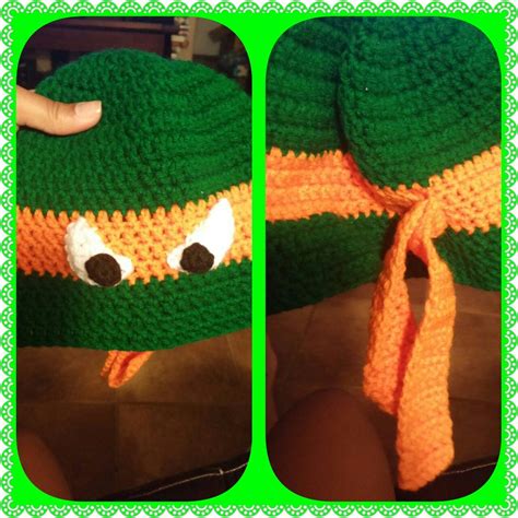 TMNT hat | Crochet hats, Crochet projects, Crochet