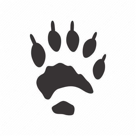 Foot Front Paw Trace Wolverine Icon Download On Iconfinder