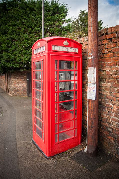 British Red Public Telephone Box Free Stock Photo Public
