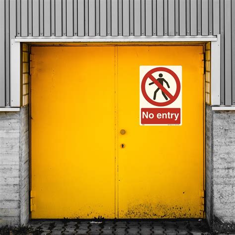No Entry Door Signs To Print