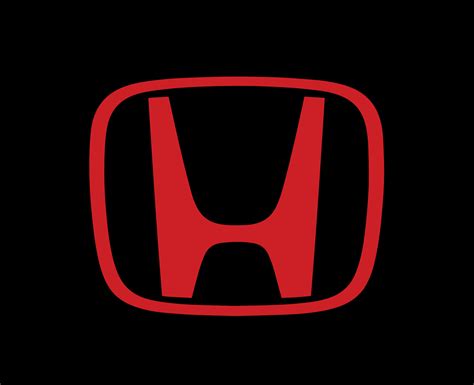 Honda Logo Brand Symbol Red Design Japan Car Automobile Vector