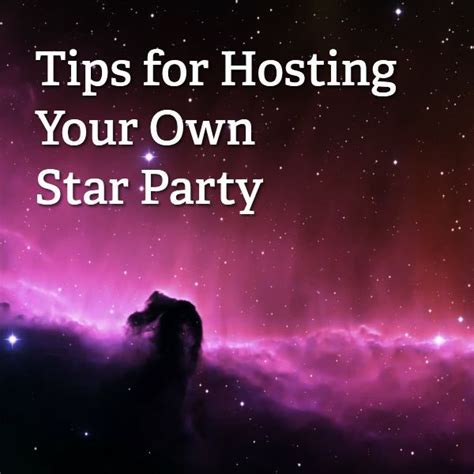 Love Star Gazing Throw A Star Party In Your Own Backyard Look At The