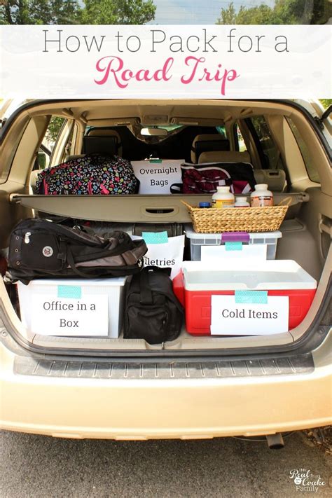 This Post Will Show You How To Pack The Car For A Road Trip What