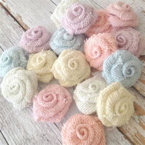 Vendors please limit all advertising to once per day for your business but feel free to share ideas and respond. 5 Pastel Burlap Flowers, Wedding Decorations DIY, Rustic ...
