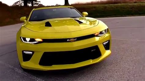 The powerful camaro ss gets an awesome look with this simple yet effective setup. 2016 chevrolet chevy camaro yellow ss 6 spd Auto Review ...