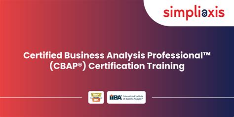 Cbap Certification Certified Business Analysis Professional Training