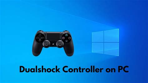How To Use A Dualshock Controller On Pcquick Tips Youtube
