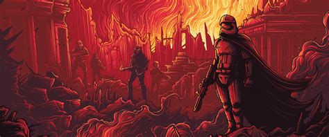 Wallpaper Illustration Star Wars Red Demon