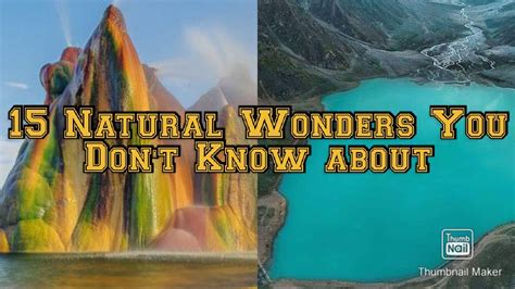 15 Natural Wonders You Dont Know About Youtube