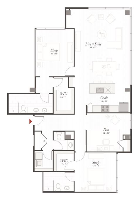 Menu 513 785 0617 menu 513 785 0617 T4 - 2 Bedroom Apartment Cincinnati | Encore Apartments