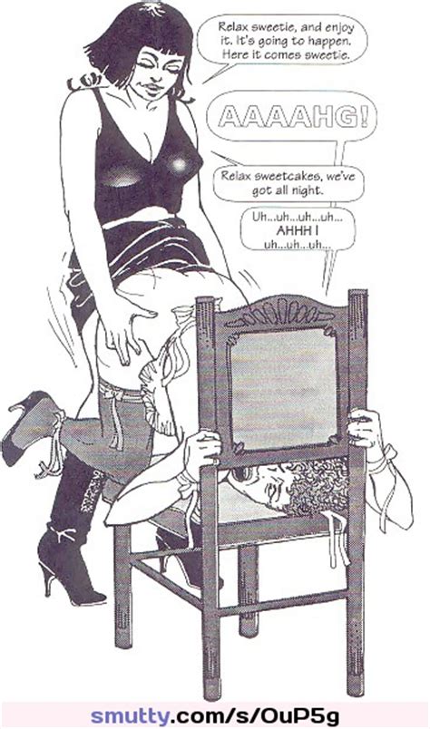 Femdom Strapon Cartoon Pegging Sissy Tiedup Caption