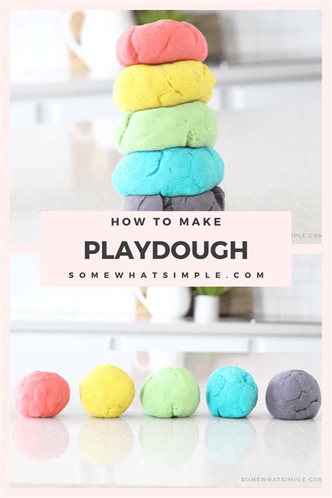 Easy Homemade Playdough Recipe