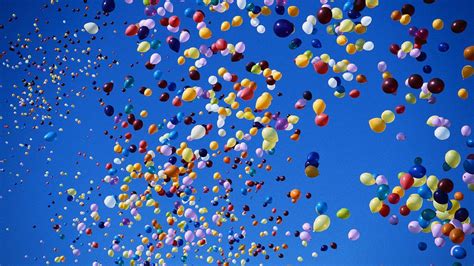 Colorful Balloons In The Sky Wallpapers Wallpaper Cave