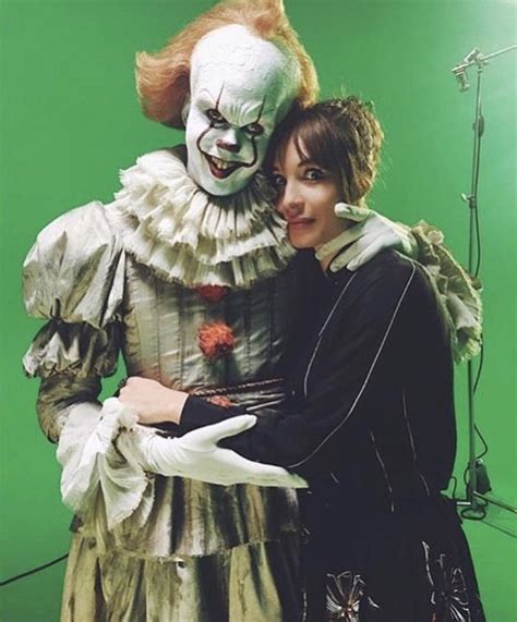 Bill Skarsgård and his girlfriend Alida on the set of IT | Bill
