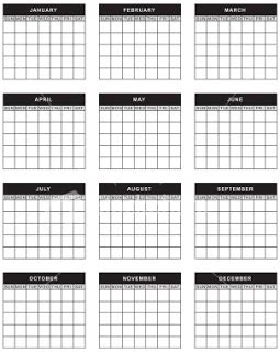 month blank calendar template images blank
