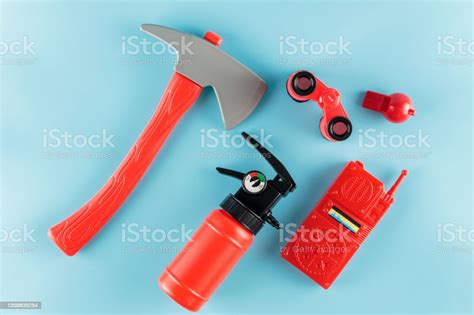 Childrens Game Play Set For Kids Toy Fire Extinguisher And Firemans