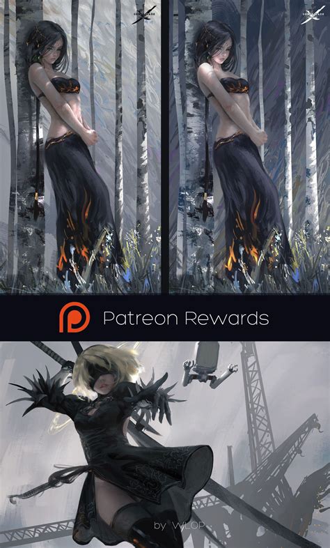 Wlop Is Creating Comic Illustrations Fanart Patreon Character Art My
