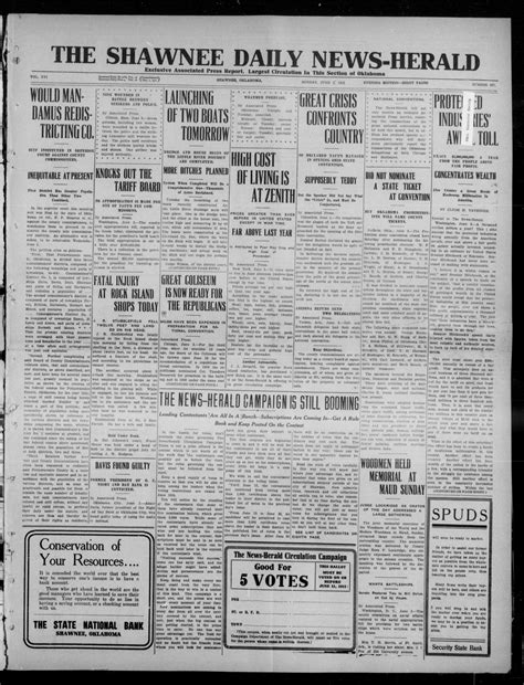 The Shawnee Daily News-Herald (Shawnee, Okla.), Vol. 16, No. 267, Ed. 1