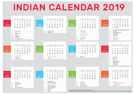 Download printable indian calendar of 2021 featuring all upcoming holidays, festivals and observances. Indian Calendar 2019 - Indian Link