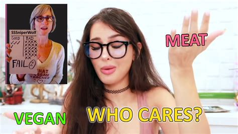 Sssniperwolf Destroys That Vegan Teacher Again Youtube