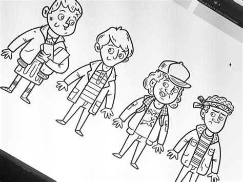 Stranger Things Coloring Pages Idea - Whitesbelfast